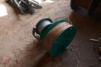 2 REELS OF USED ELECTRIC FENCING WIRE - 2