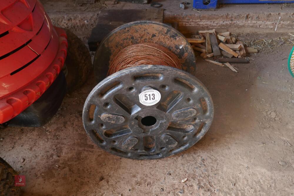 1 REELS OF USED ELECTRIC FENCING WIRE