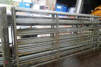 5 10' HEAVY DUTY CATTLE HURDLES - 4