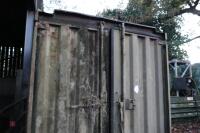 APPROX 6'X5' LOCKABLE SHIPPING CONTAINER - 5