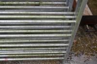 8 6' GALVANISED SHEEP HURDLES - 6