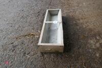 3' GALV METAL FEED TROUGH - 3