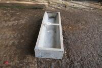 3' GALV METAL FEED TROUGH - 5