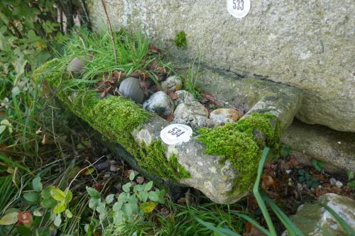 35" x 16" x 8" SMALL GRANITE TROUGH