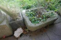 30" X 21" X 10" SMALL GRANITE TROUGH - 5