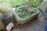 30" X 21" X 10" SMALL GRANITE TROUGH - 6