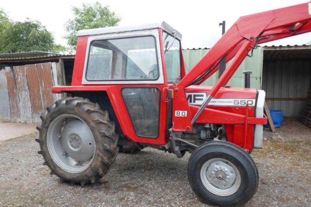 Massey Ferguson 550 2wd C W Mf 80 Loader