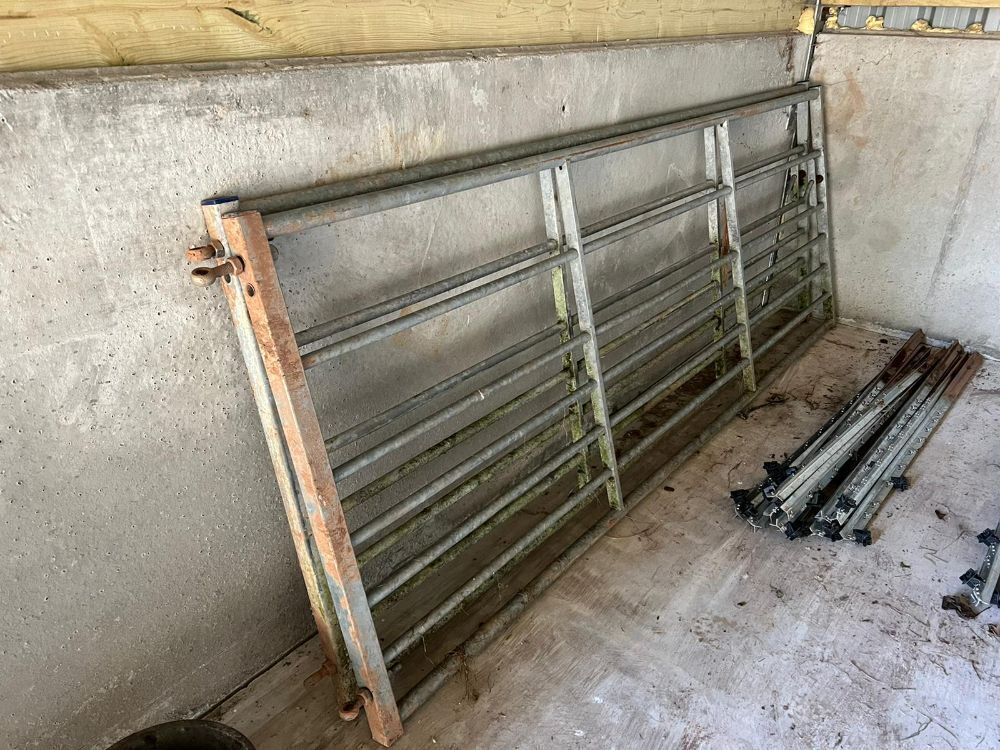 PAIR OF IAE 10' 7 BAR FIELD GATES