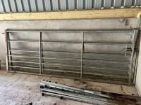 PAIR OF IAE 10' 7 BAR FIELD GATES - 4