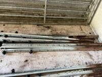 12 GALVANISED CLIP-EX ELECTRIC FENCE POSTS - 2