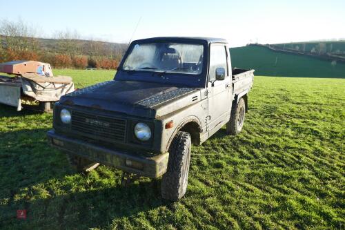 1986 SUZUKI SJ413 PICK UP (S/R) (F)