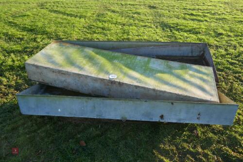 4 GALVANISED WATER TROUGH LIDS (F)