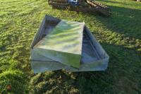 4 GALVANISED WATER TROUGH LIDS (F) - 3