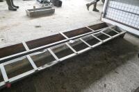 2 9' GROUND FEED TROUGHS - 6