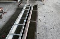 2 9' GROUND FEED TROUGHS - 7