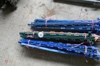 30 GREEN/BLUE ELECTRIC FENCING STAKES - 5