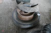 750 X 16 WHEEL CENTRE, TYRE AND TUBE - 3