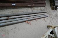 4 15' GALVANSIED SCAFFOLD POLES - 3