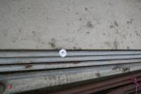 4 15' GALVANSIED SCAFFOLD POLES - 5