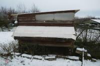 WOODEN CHICKEN HOUSE ON METAL FRAME - 8