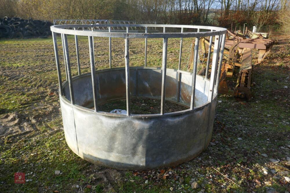 GALVANISED CATTLE RING FEEDER(#)