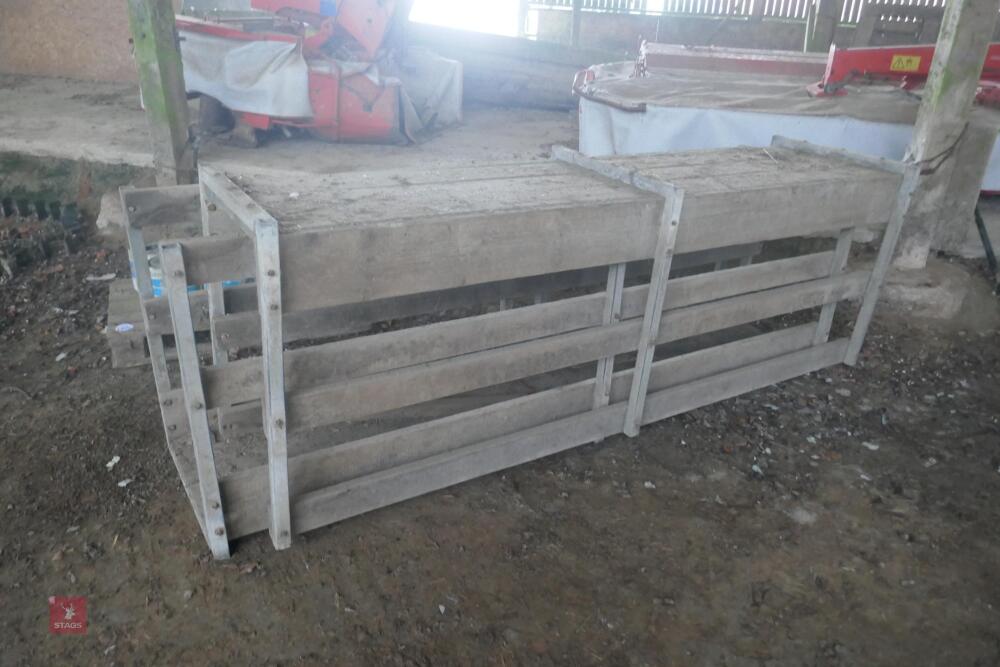 2 X 9FT WALK THROUGH FEED BARRIERS (B)