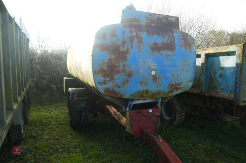 SINGLE AXLE WATER BOWSER (#)