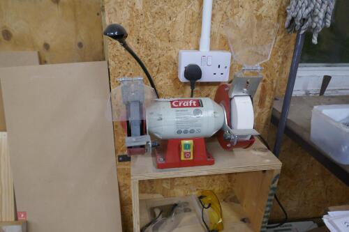 AXMINSTER CRAFT BENCH GRINDER