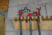 3X ADJUSTABLE PIPE CLAMPS - 2