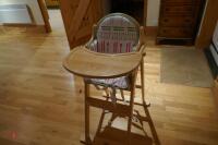 EAST COAST WOODEN CHILDS HIGH CHAIR - 3