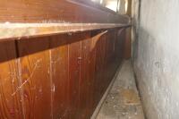 WOODEN CHURCH PEW - 10