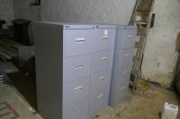 3 SILVERLINE 4 DRAW FILING CABINETS - 2