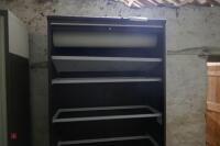 ROLLER FRONT STORAGE METAL CABINET