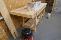 WOODEN CARPENTERS WORKBENCH - 3