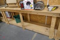 WOODEN WORKSHOP WORKBENCH