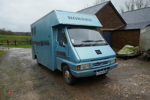 1994 RENAULT DIESEL HORSE LORRY