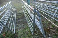 2 X GALVANISED FIELD GATES(#) - 4