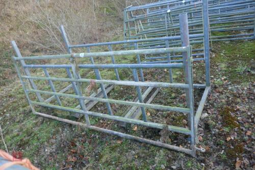 10FT GALVANISED YARD GATE (#)