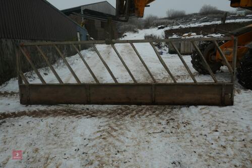 2 X 15FT CATTLE FEED BARRIERS (F)