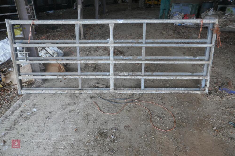 2 X 10FT GALV YARD GATES (F)