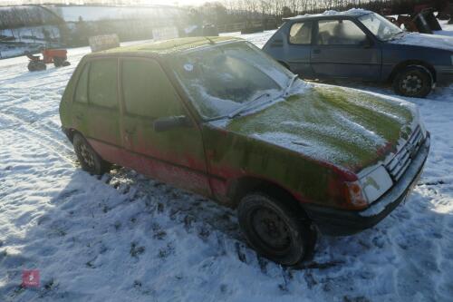 1988 PEUGEOT 205 CAR (S/R) (F)