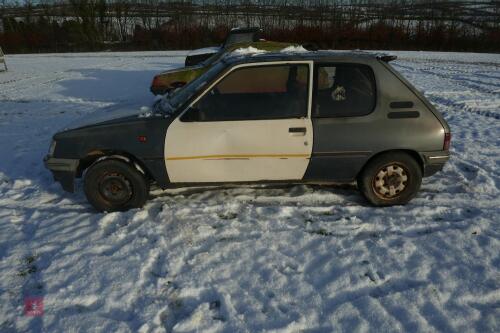 1991 PEUGEOT 205 TD CAR (S/R) (F)