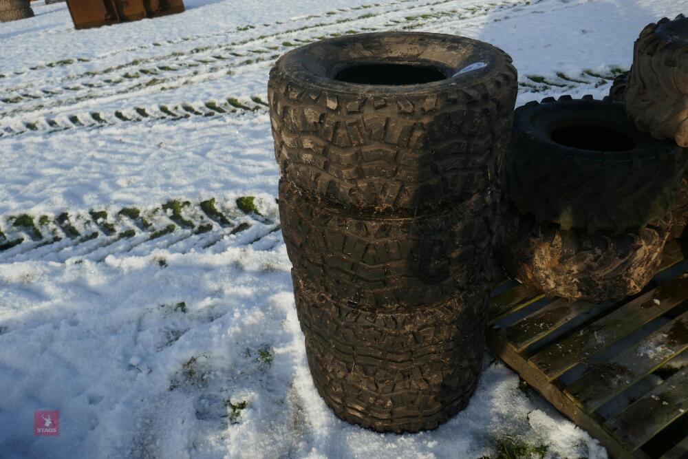 4 X 23 X 11.00-10 TYRES (F)