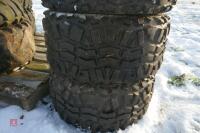 4 X 23 X 11.00-10 TYRES (F) - 2