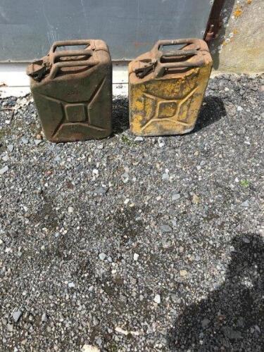 2 JERRY CANS