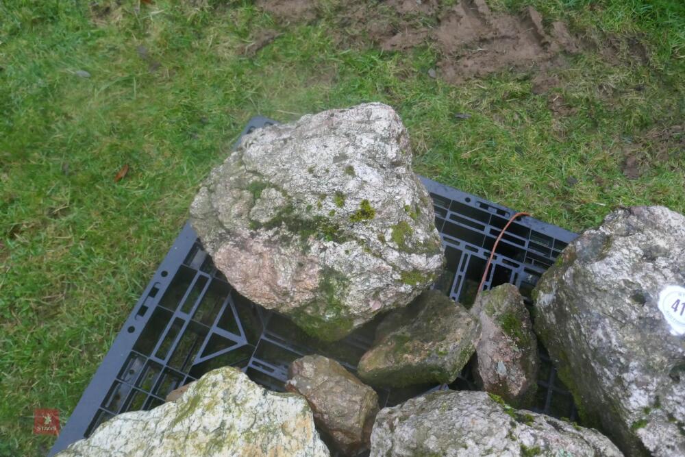 PALLET OF ASSORTED ROCKERY (BF)