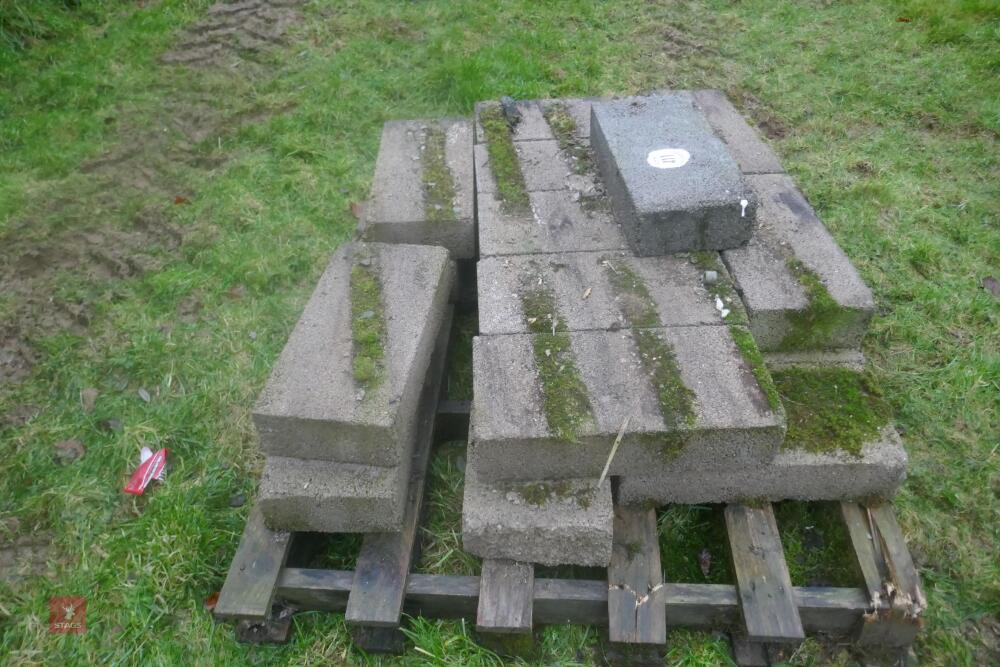 PALLET OF 4" CONCRETE BLOCKS (BF)