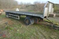 22' 4 WHEEL BALE TRAILER (S/R) (#) - 5