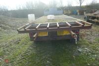 22' 4 WHEEL BALE TRAILER (S/R) (#) - 24