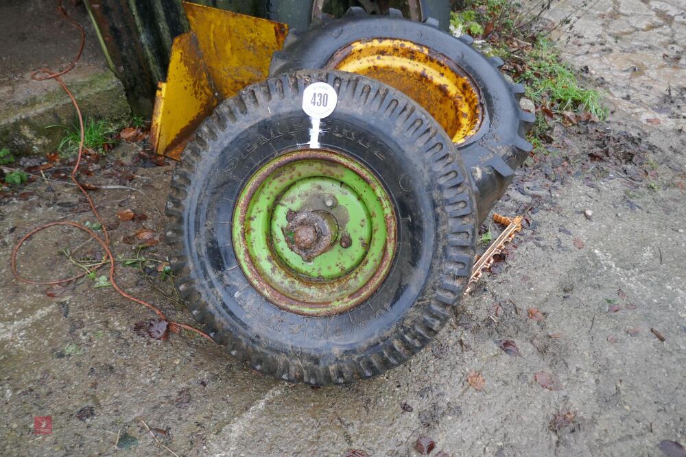 DOWNESWELL PLOUGH WHEEL AND TYRE